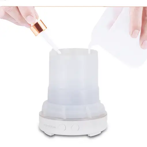 Humidificador Zen Blanco PRIXTON (5W - 5 modos pulverización - 7 colores luz LED)