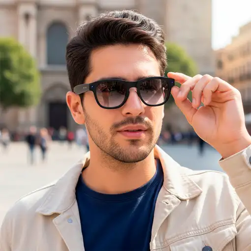 Gafas Inteligentes IRIS Negras PRIXTON (Traductor IA - Estabilización - Bluetooth)
