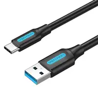 Vention COZBC cable USB USB 3.2 Gen 1 (3.1 Gen 1) 0,25 m USB A USB C 5 Gbit/s Negr