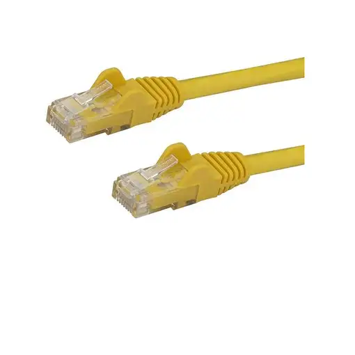 StarTech.com Cable de Red de 5m Amarillo Cat6 UTP Ethernet Gigabit RJ45 sin Enganc