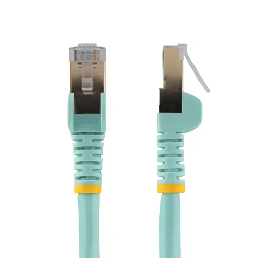 StarTech.com Cable de 3m de Red Ethernet RJ45 Cat6a Blindado STP - Cable sin Engan