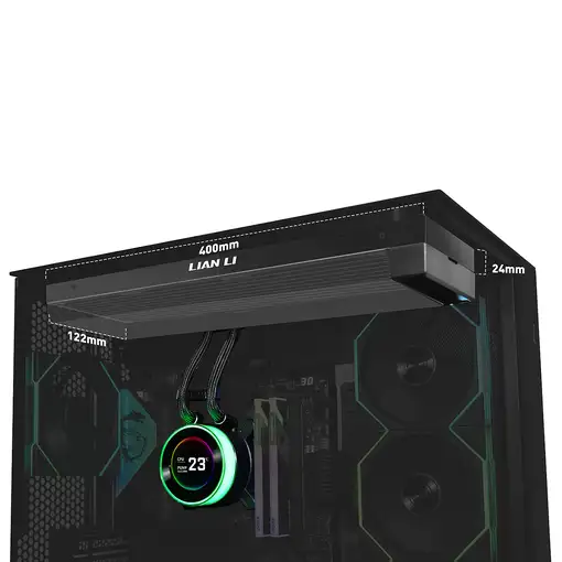 Lian Li GA II Hydroshift II LCD-C 360N Carcasa del ordenador Sistema de refrigerac