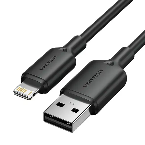 Vention LAMBF cable de conector Lightning 1 m Negro