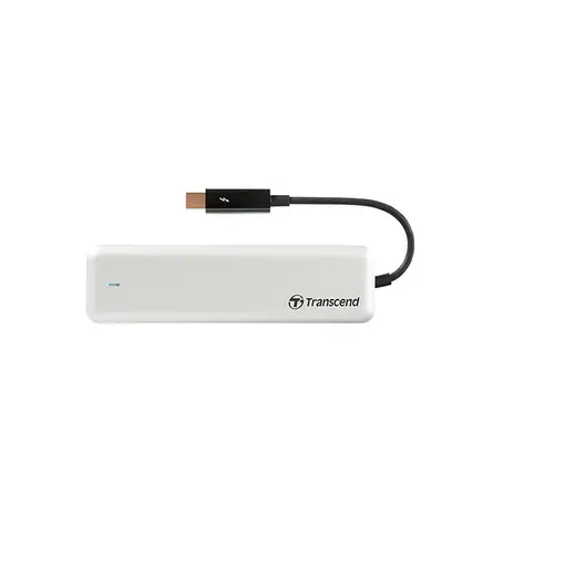Transcend JetDrive 825 Tecnología Thunderbolt (Rayo) 480 GB Plata