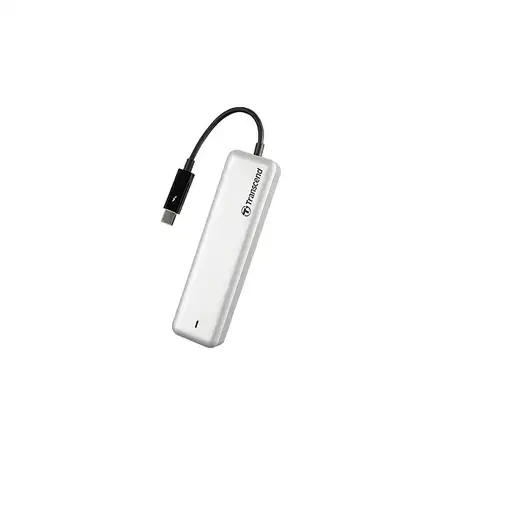 Transcend JetDrive 825 Tecnología Thunderbolt (Rayo) 480 GB Plata