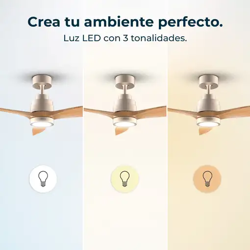 Ventiladores techo Madera CECOTEC