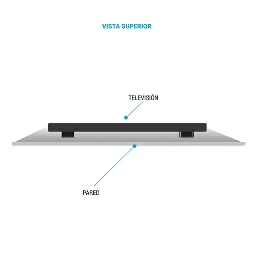 TM Electron TMSLC109S soporte para TV 114,3 cm (45") Negro