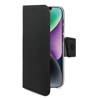 Celly WALLY funda para teléfono móvil 15,5 cm (6.1") Funda cartera Negro