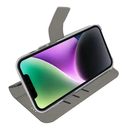 Celly WALLY funda para teléfono móvil 15,5 cm (6.1") Funda cartera Negro