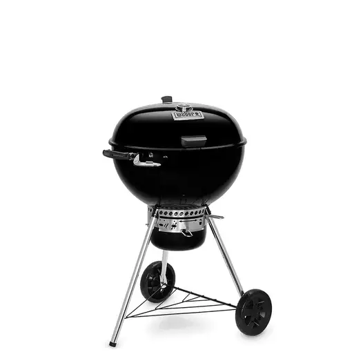 Weber E-5770 Barbacoa Carro Carbón (combustible) Negro, Plata