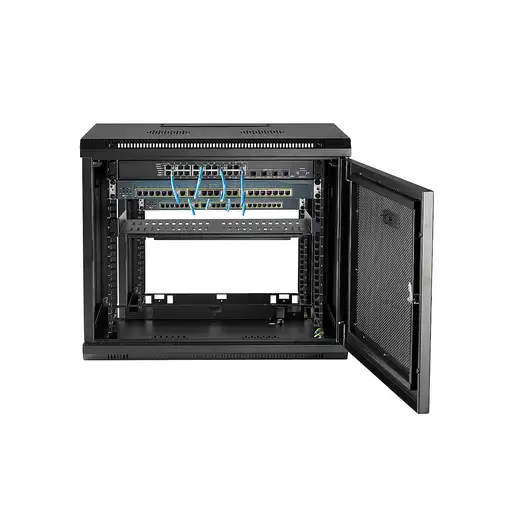 StarTech.com Armario Rack de Pared para Servidores 9U 19"2 Columnas y Estante 1U