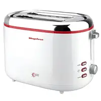 Magefesa MGF3365 7 2 rebanada(s) 850 W Rojo, Plata, Blanco Magefesa MGF3365 7 2 rebanada(s) 850 W Rojo, Plata, Blanco