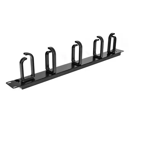 StarTech.com Panel 1U de 19 Pulgadas para Gestión de Cableado con Anillas en D