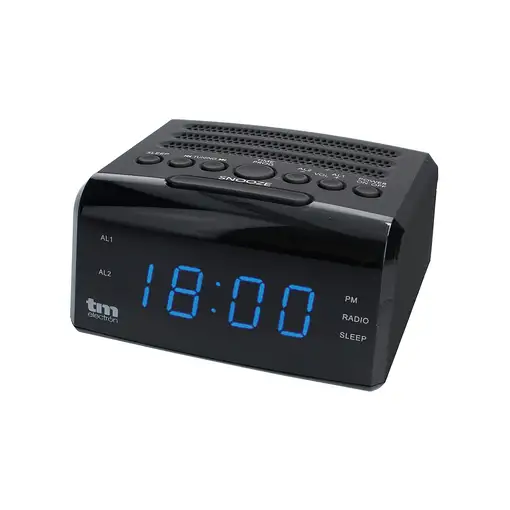 TM Electron TMRAR010 despertador Reloj despertador digital Negro