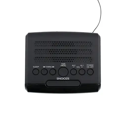 TM Electron TMRAR010 despertador Reloj despertador digital Negro