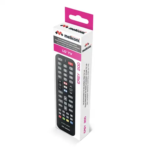 Meliconi 808057 mando a distancia IR inalámbrico TV Botones