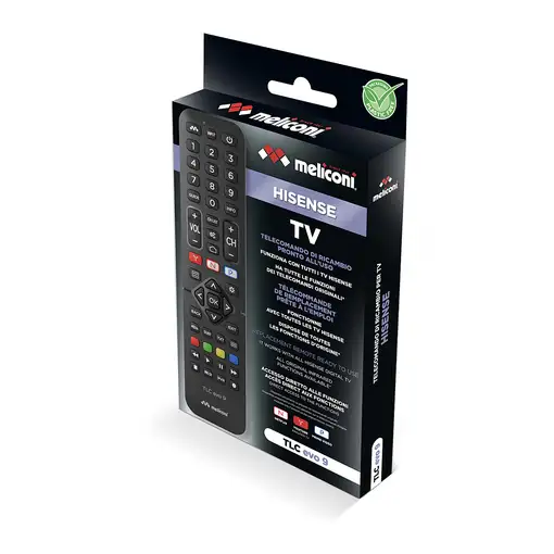 Meliconi 808047 mando a distancia IR inalámbrico TV Botones