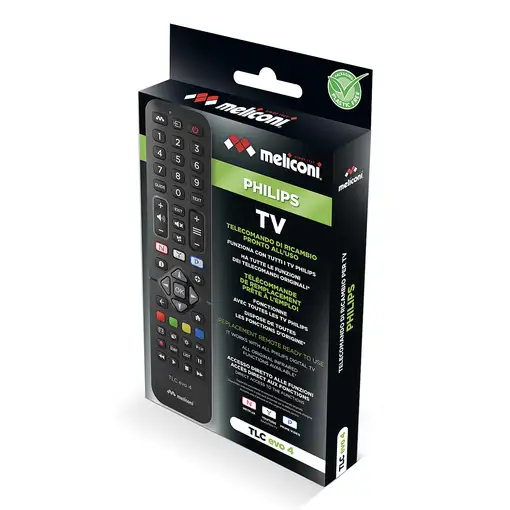 Meliconi 808044 mando a distancia IR inalámbrico TV Botones