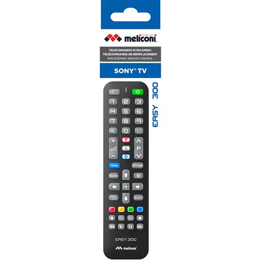 Meliconi 808058 mando a distancia IR inalámbrico TV Botones
