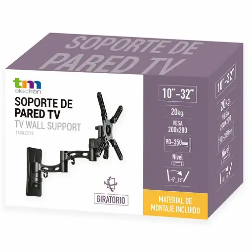 TM Electron TMSLC273 soporte para TV 114,3 cm (45") Negro