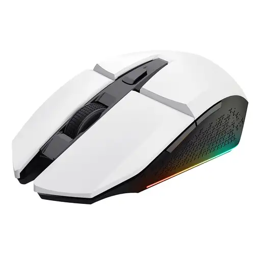 Trust GXT 794W teclado Ratón incluido Juego USB QWERTY Inglés de EE. UU. Blanco