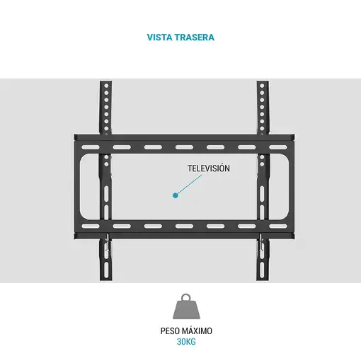 TM Electron TMSLC109M soporte para TV 165,1 cm (65") Negro