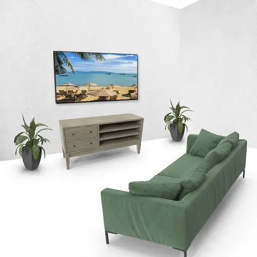 TM Electron TMSLC109M soporte para TV 165,1 cm (65") Negro