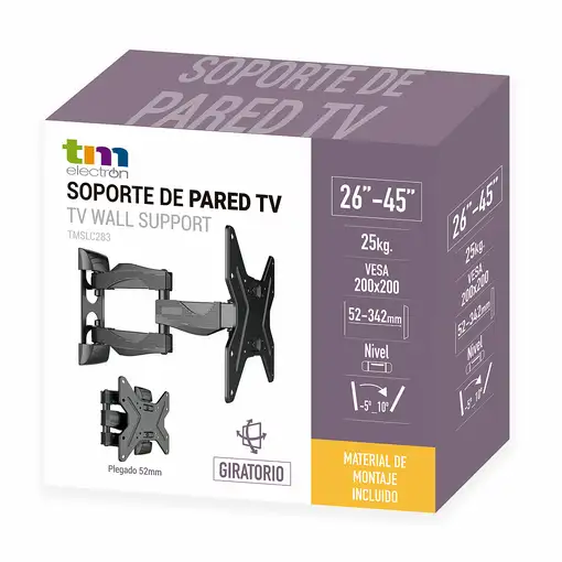 TM Electron TMSLC283 soporte para TV 114,3 cm (45") Negro