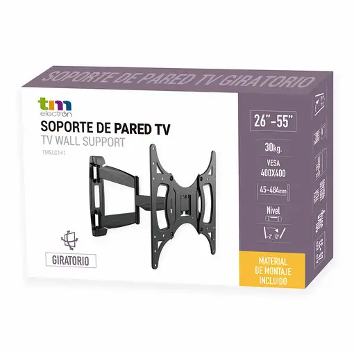 TM Electron TMSLC141 soporte para TV 139,7 cm (55") Negro