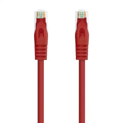 Nanocable Cable Red Latiguillo RJ45 LSZH CAT.6A UTP AWG24, Rojo, 30 cm