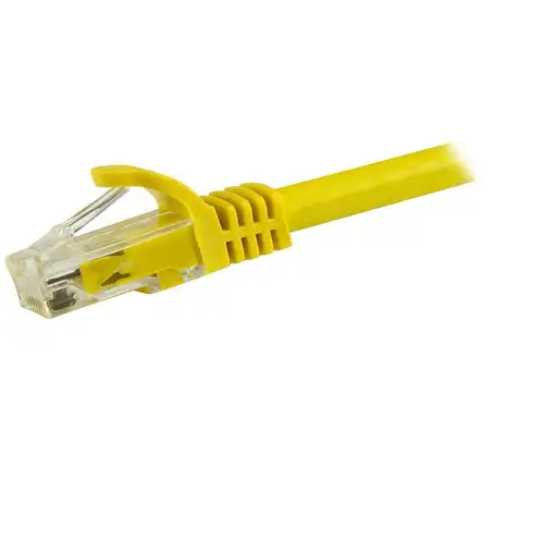 StarTech.com Cable de 1,5m Cat6 Ethernet de Red Amarillo - RJ45 sin Enganches - 24