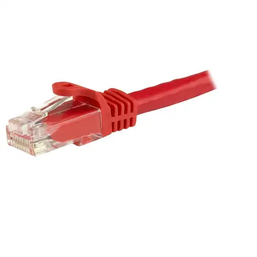 StarTech.com Cable de 1,5m Cat6 Ethernet de Red Rojo - RJ45 sin Enganches - 24AWG