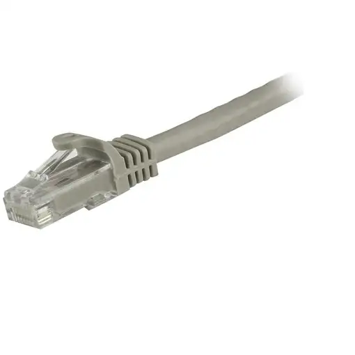 StarTech.com Cable de 1,5m Cat6 Ethernet de Red Gris - RJ45 sin Enganches - 24AWG