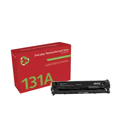Tóner Everyday™ Negro remanufacturado de Xerox es compatible con HP 131A (CF210A), Tóner Everyday™ Negro remanufacturado de Xerox es compatible con HP 131A (CF210A),