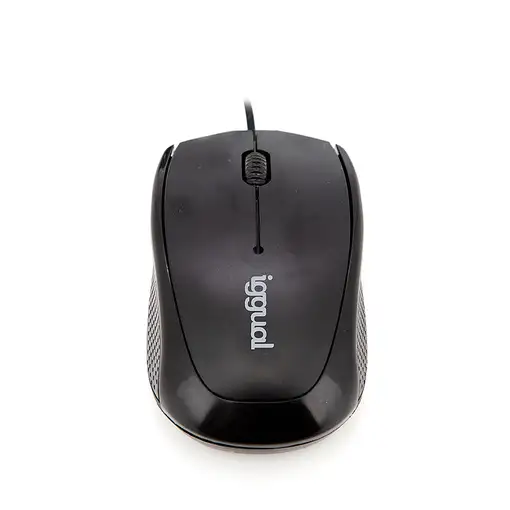 iggual Ratón óptico COM-BASIC-800DPI negro