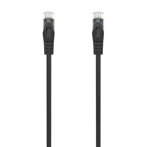 AISENS Cable de Red Latiguillo RJ45 LSZH Cat.6A 500 Mhz UTP AWG24, Negro, 30CM