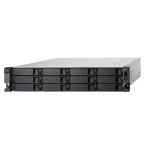 QNAP TL-R1200C-RP caja para disco duro externo Carcasa de disco duro/SSD Negro
