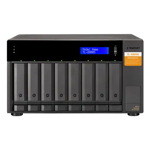 QNAP TL-D800S caja para disco duro externo Carcasa de disco duro/SSD Negro, Gris 2 QNAP TL-D800S caja para disco duro externo Carcasa de disco duro/SSD Negro, Gris 2