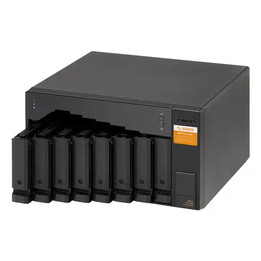 QNAP TL-D800S caja para disco duro externo Carcasa de disco duro/SSD Negro, Gris 2