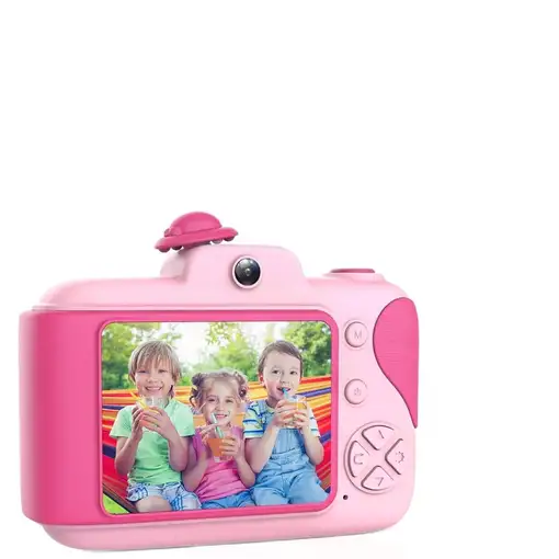 Cámara Digital para Niños Itshiny M1 - 12MP 1080p HD (Rosa).