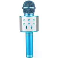 Micrófono de Karaoke Inalámbrico Bluetooth WS-858 con Altavoz Integrado. Micrófono de Karaoke Inalámbrico Bluetooth WS-858 con Altavoz Integrado.