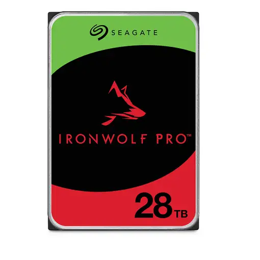 Seagate IronWolf Pro ST28000NT000 disco duro interno 28 TB 7200 RPM 512 MB 3.5" Seagate IronWolf Pro ST28000NT000 disco duro interno 28 TB 7200 RPM 512 MB 3.5"