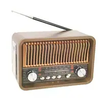 Radio Multibanda Vintage HR-29BT con Bluetooth y Linterna. Radio Multibanda Vintage HR-29BT con Bluetooth y Linterna.