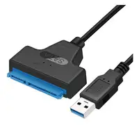 Adaptador Convertidor USB 3.0 a SATA III para HDD/SSD de 2.5". Adaptador Convertidor USB 3.0 a SATA III para HDD/SSD de 2.5".