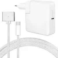 Cargador para MacBook 96W USB-C con Cable Trenzado MagSafe 3 (Tipo T) 2M.