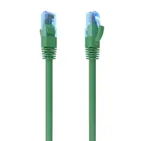 AISENS Cable De Red Latiguillo RJ45 Cat.6 UTP AWG26 CCA, Verde, 0.5 m