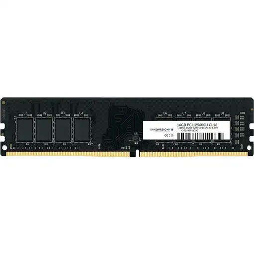 Innovation IT 3200 16GB CL16-20-20 1.35V LD 8-Chip módulo de memoria 1 x 16 GB DDR Innovation IT 3200 16GB CL16-20-20 1.35V LD 8-Chip módulo de memoria 1 x 16 GB DDR