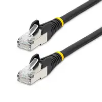 StarTech.com Cable de 0,5m de Red Ethernet CAT6a - Negro - Low Smoke Zero Halogen StarTech.com Cable de 0,5m de Red Ethernet CAT6a - Negro - Low Smoke Zero Halogen