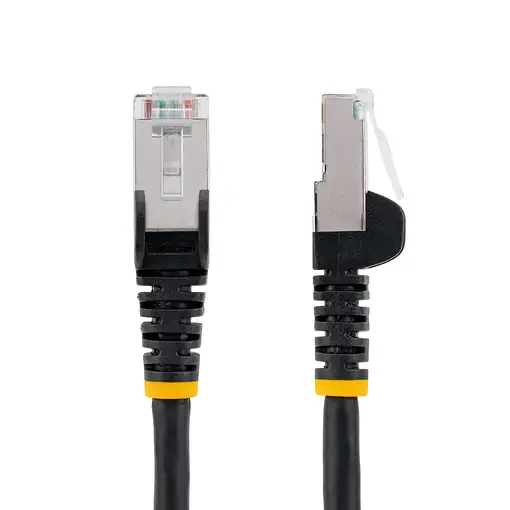 StarTech.com Cable de 3m de Red Ethernet CAT6a - Negro - Low Smoke Zero Halogen (L