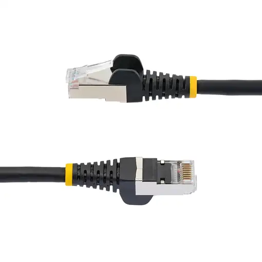 StarTech.com Cable de 3m de Red Ethernet CAT6a - Negro - Low Smoke Zero Halogen (L